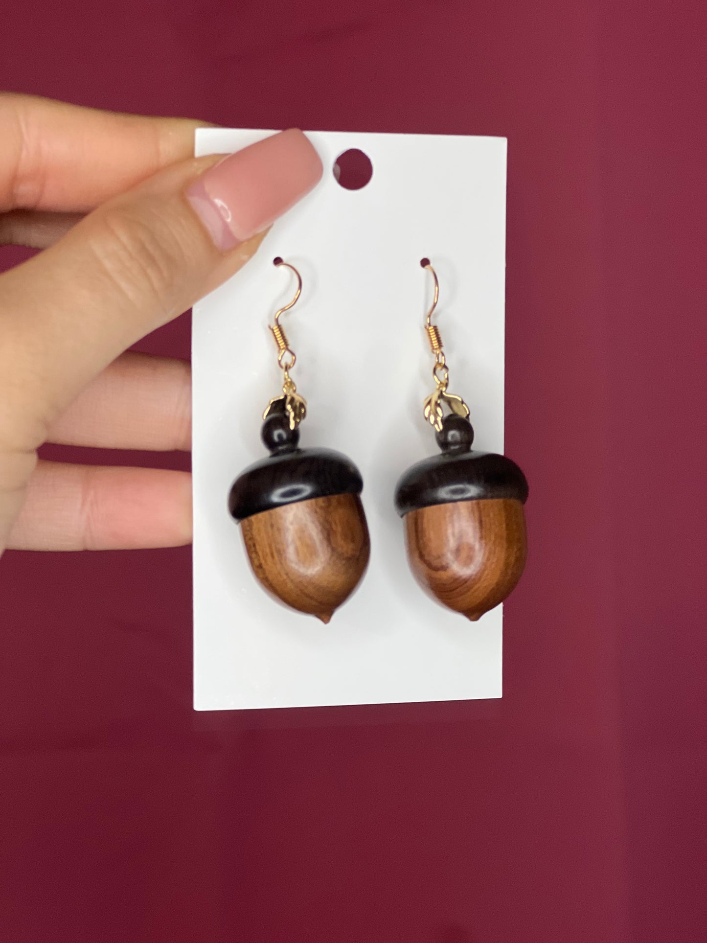 Acorn earrings