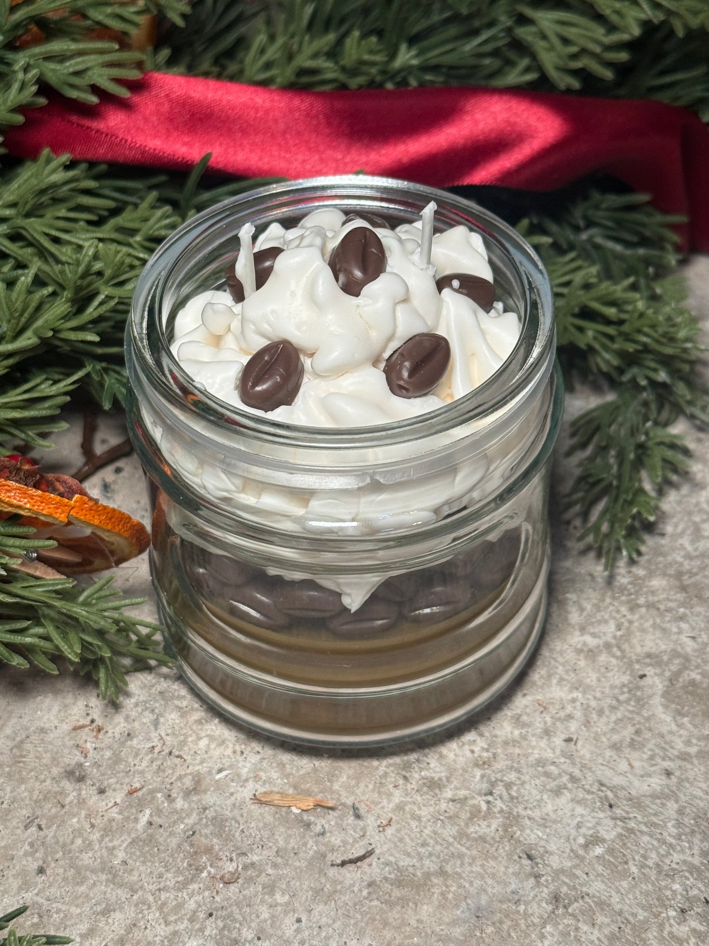 Fresh coffee candle