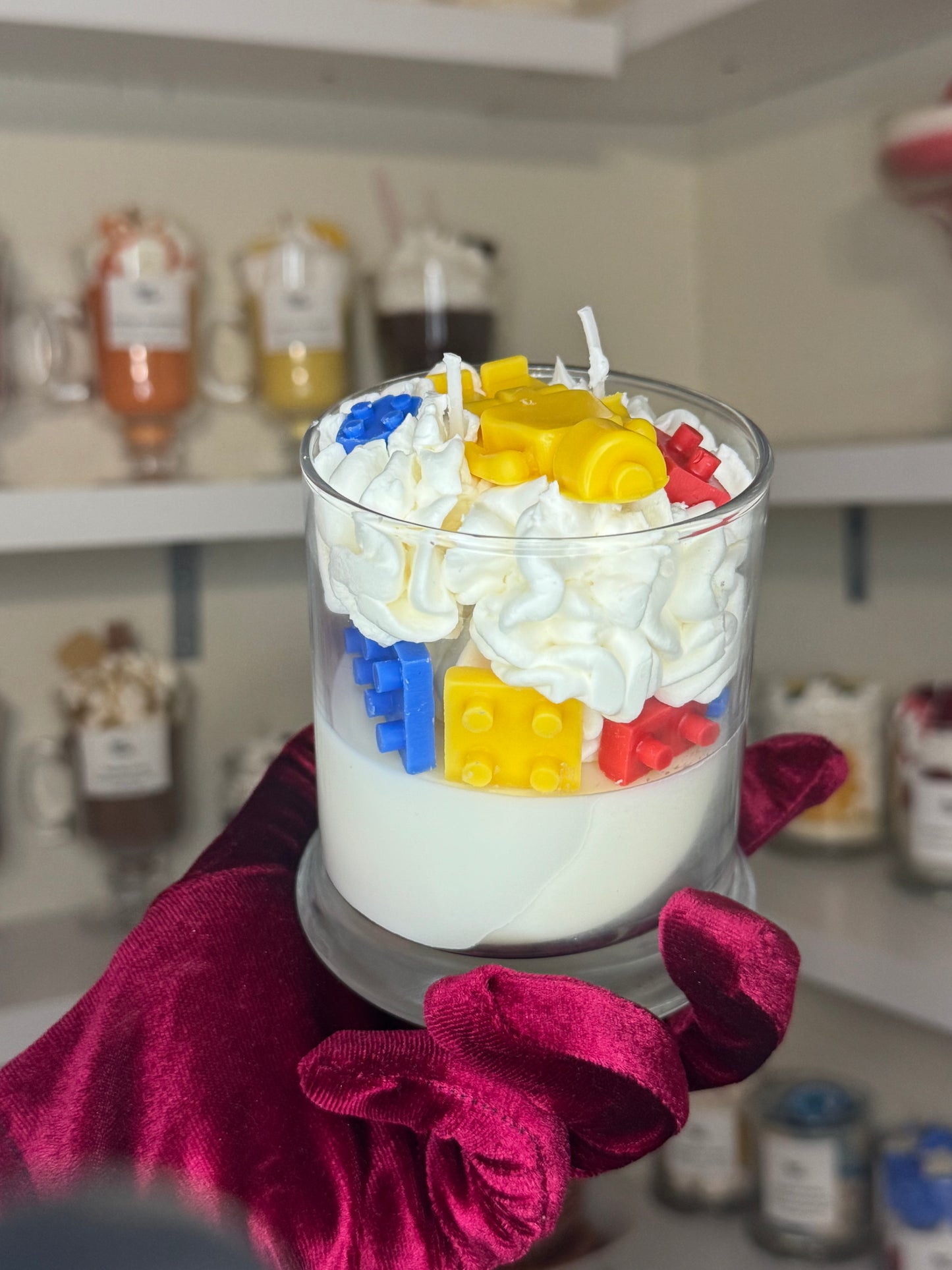 Lego candle