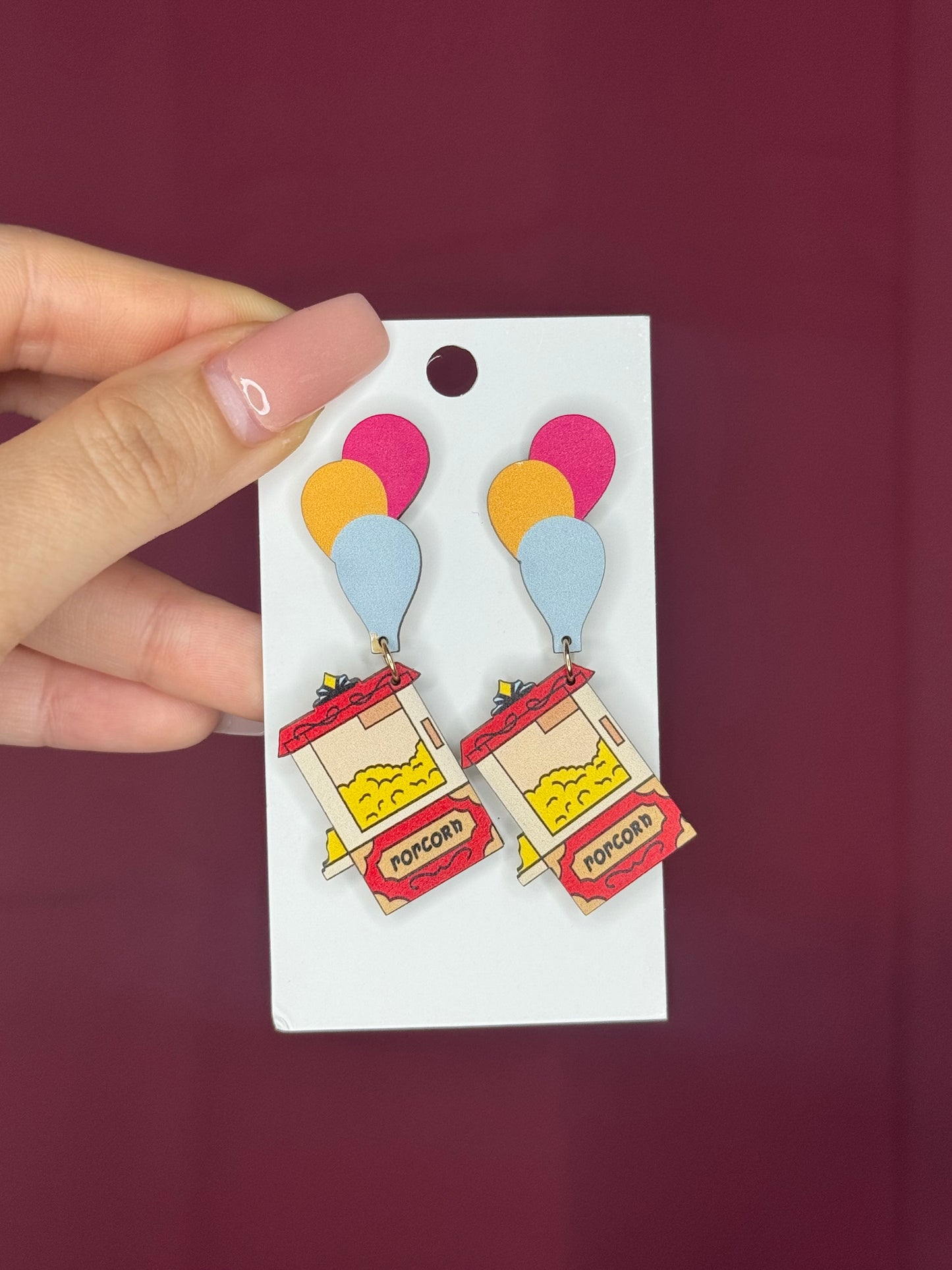 Popcorn earrings