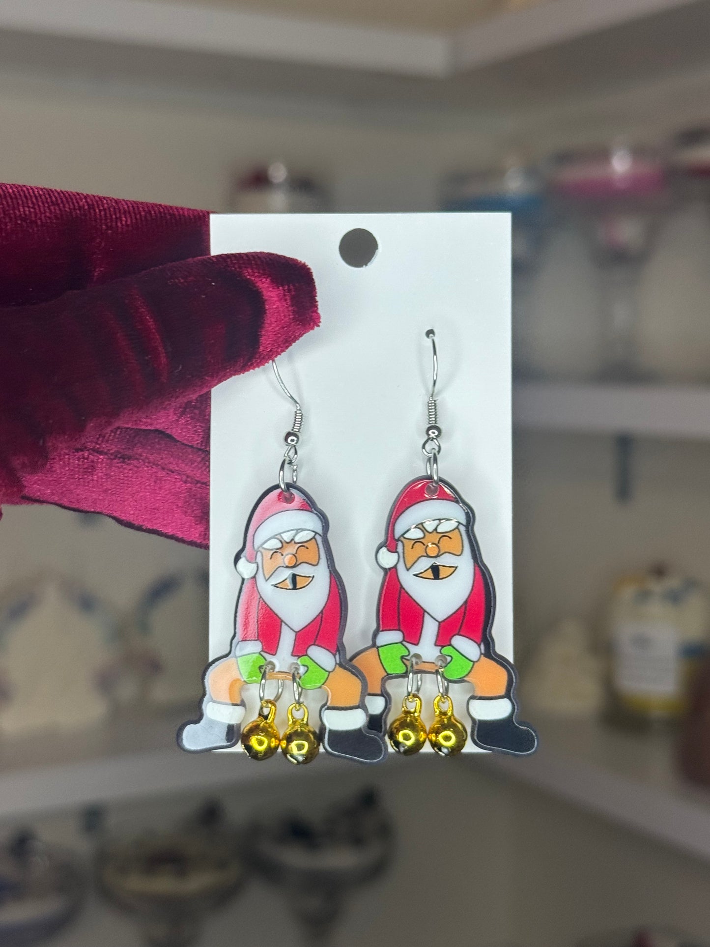 Dirty Santa earrings