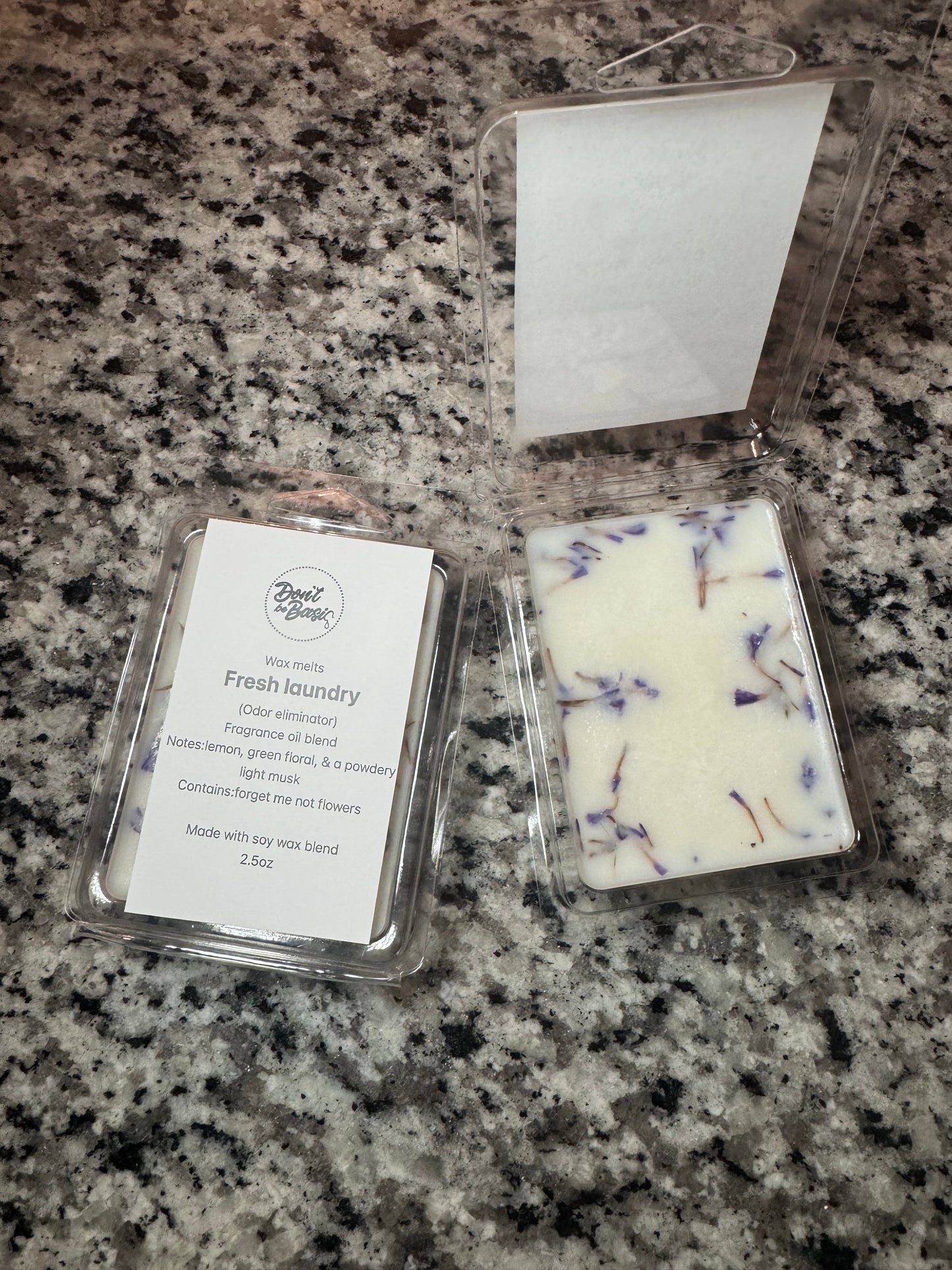 Fresh laundry wax melts