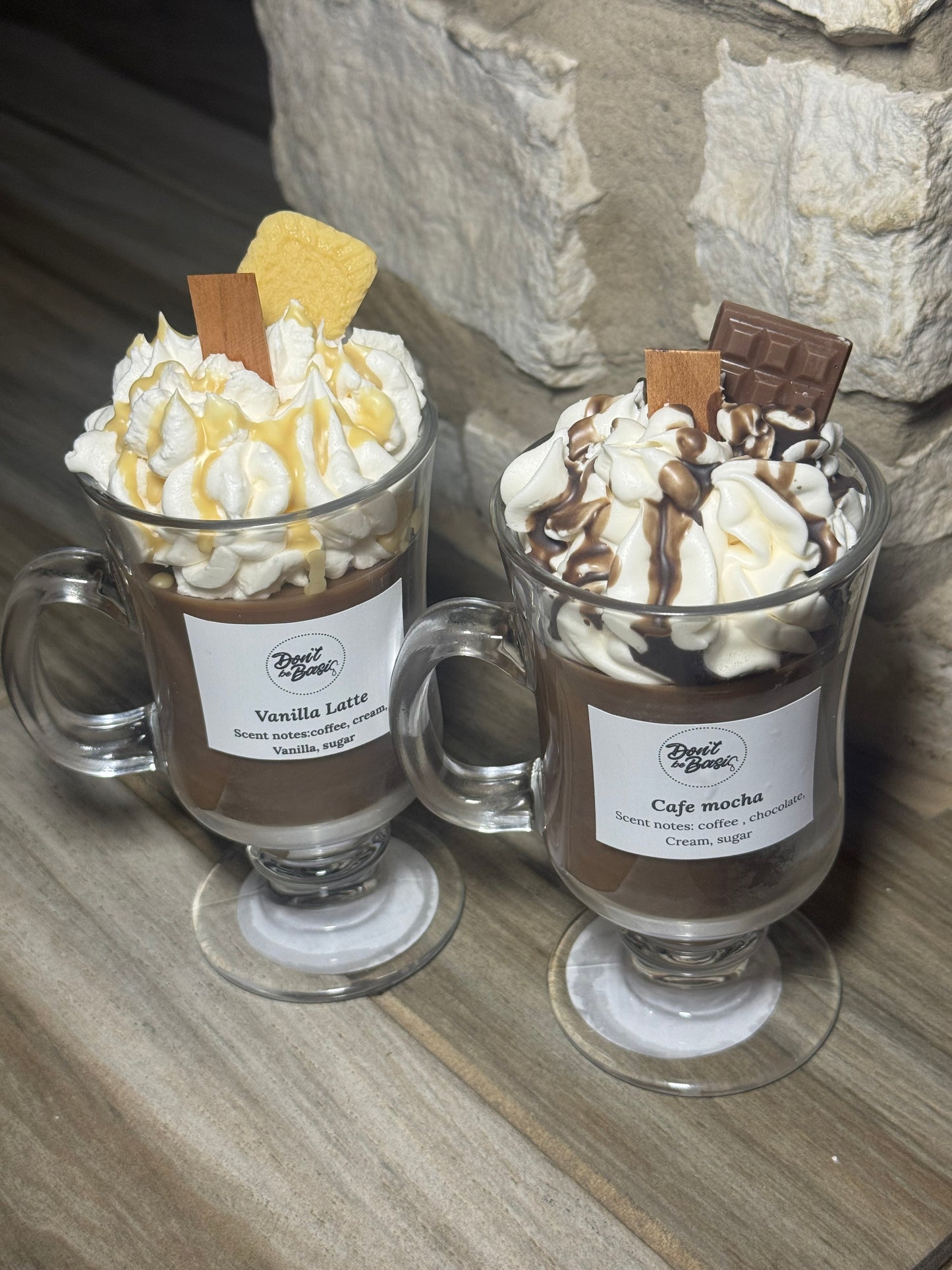 Coffee drink candle