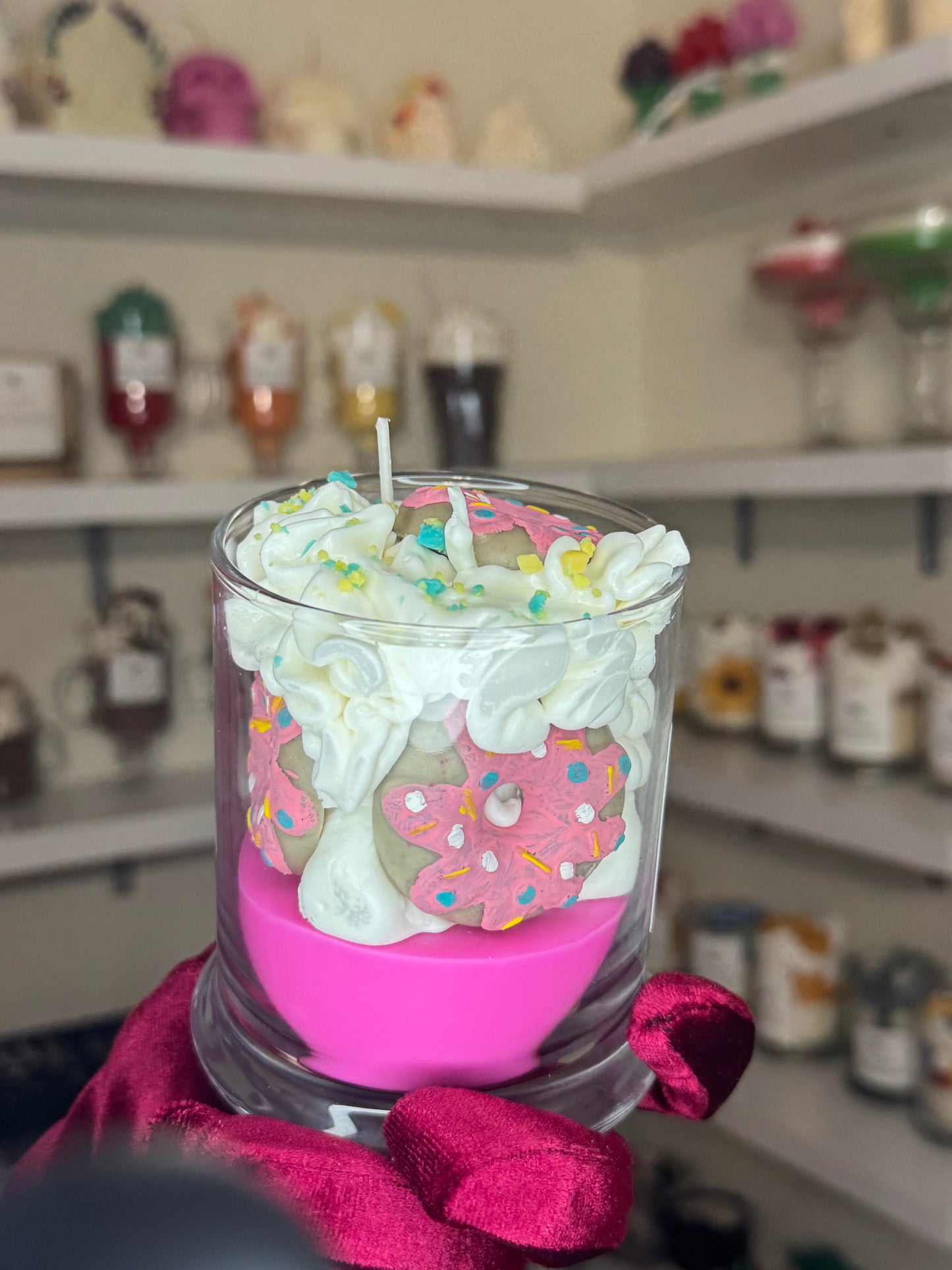 Donut candle