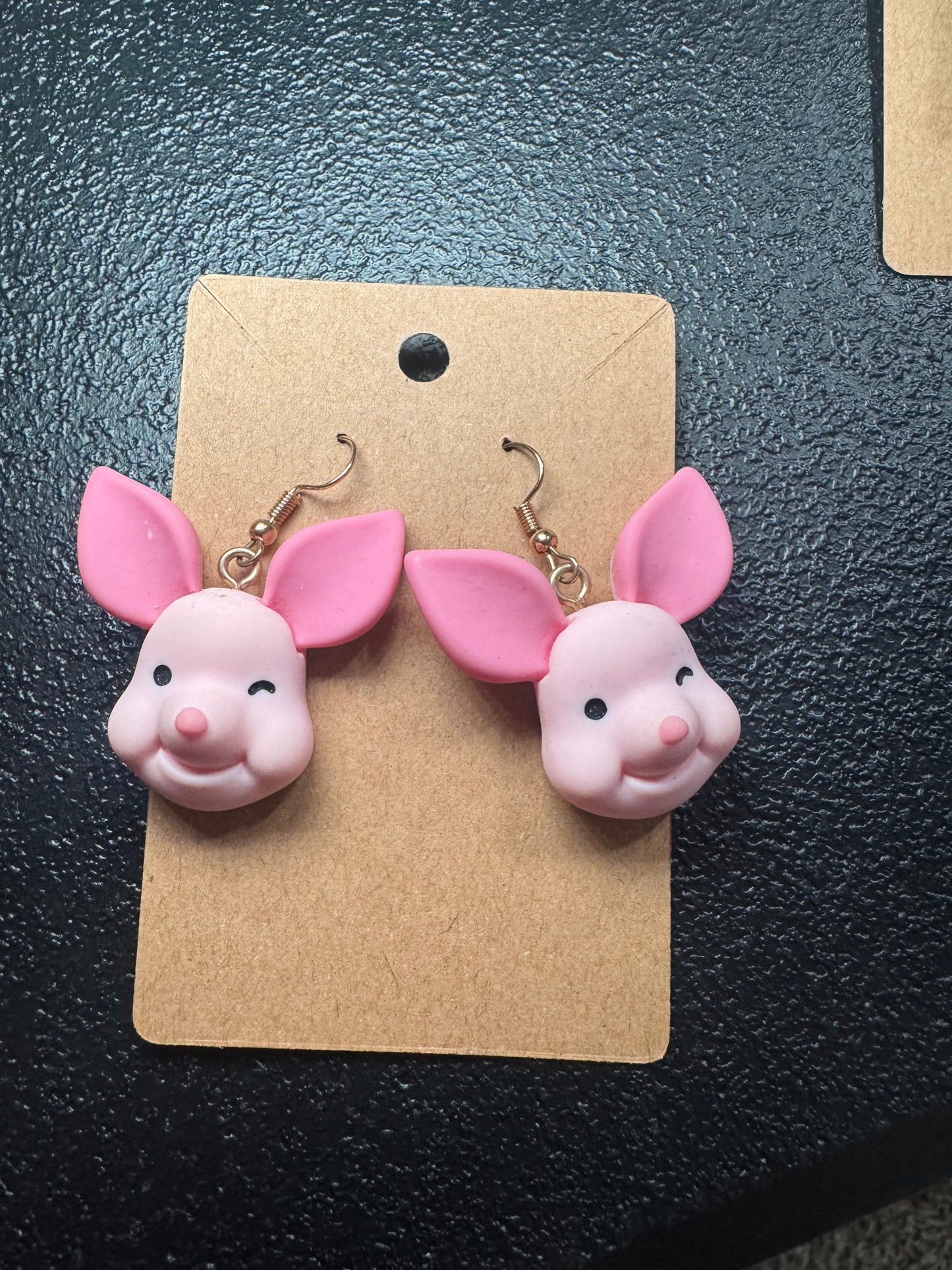 Big piglet earrings
