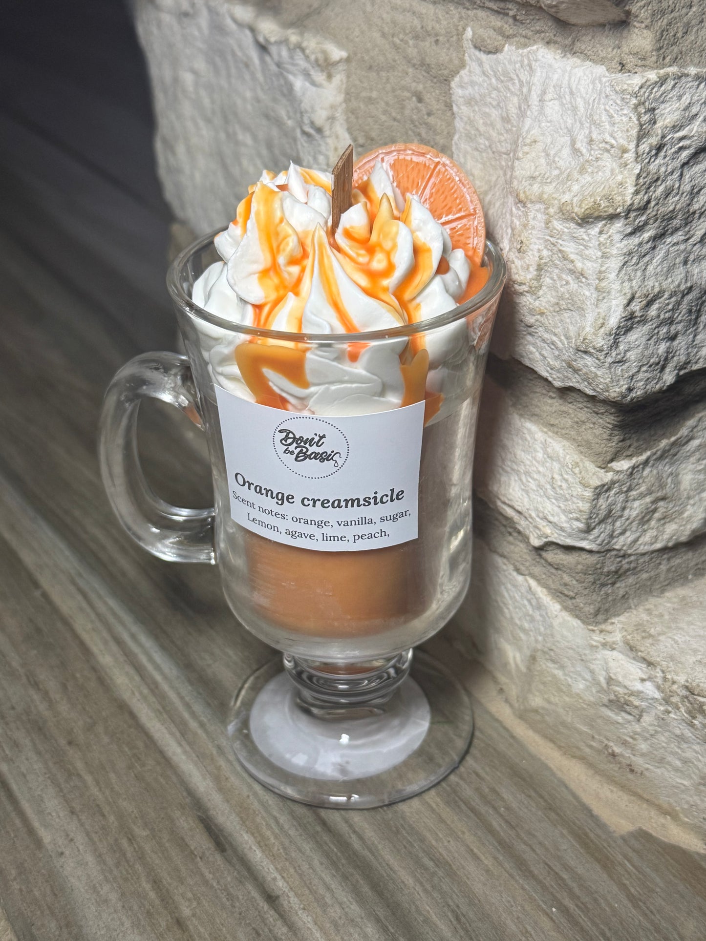 Orange creamsicle candle