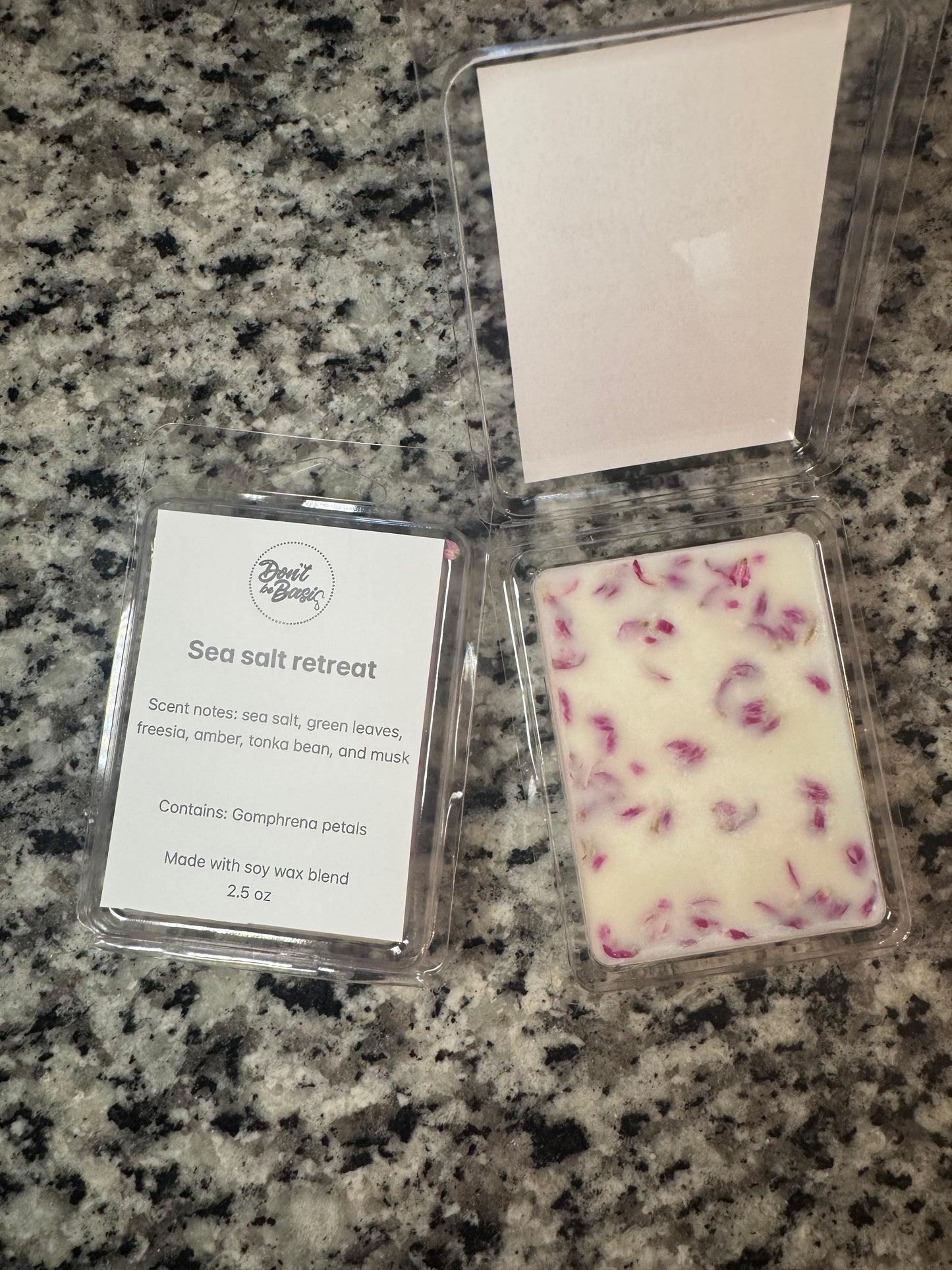 Sea salt retreat wax melt