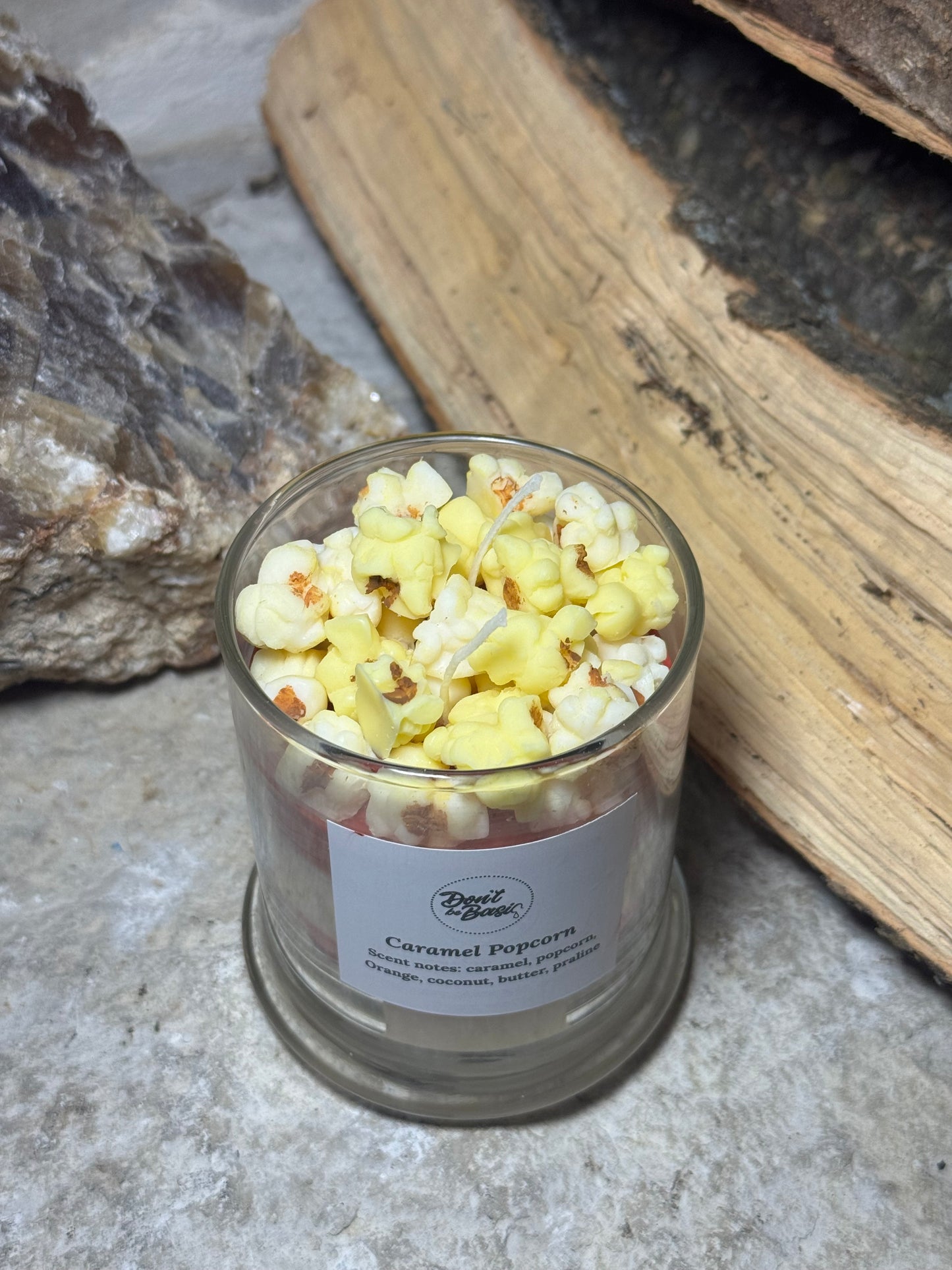 Popcorn candle