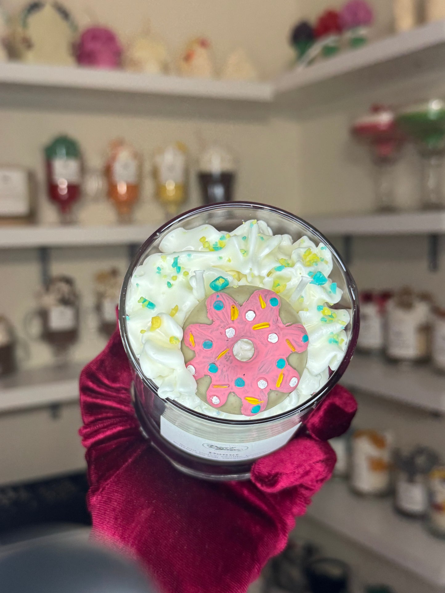 Donut candle