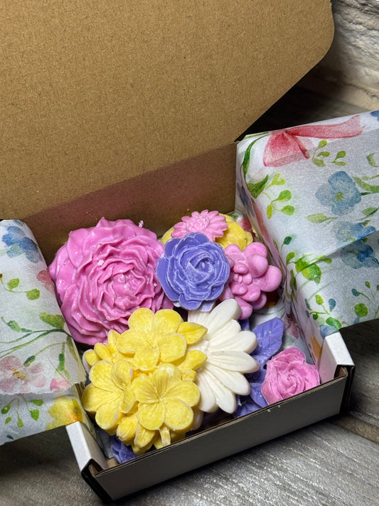Flower wax melts