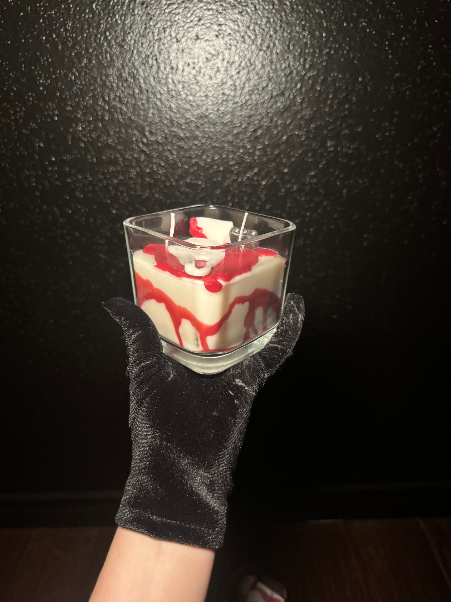 Ghost face candle