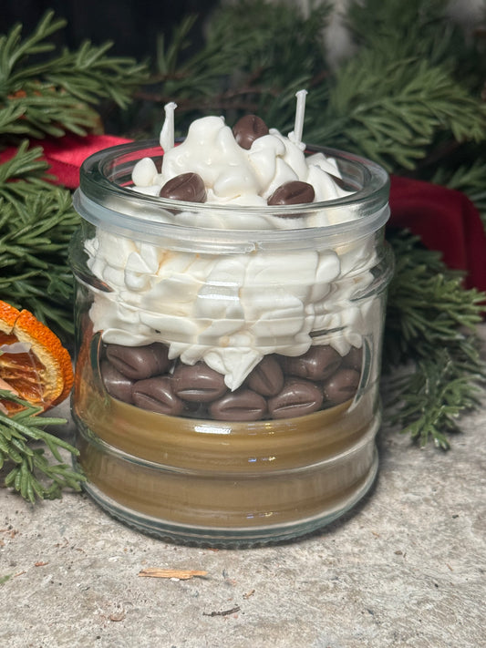 Fresh coffee candle