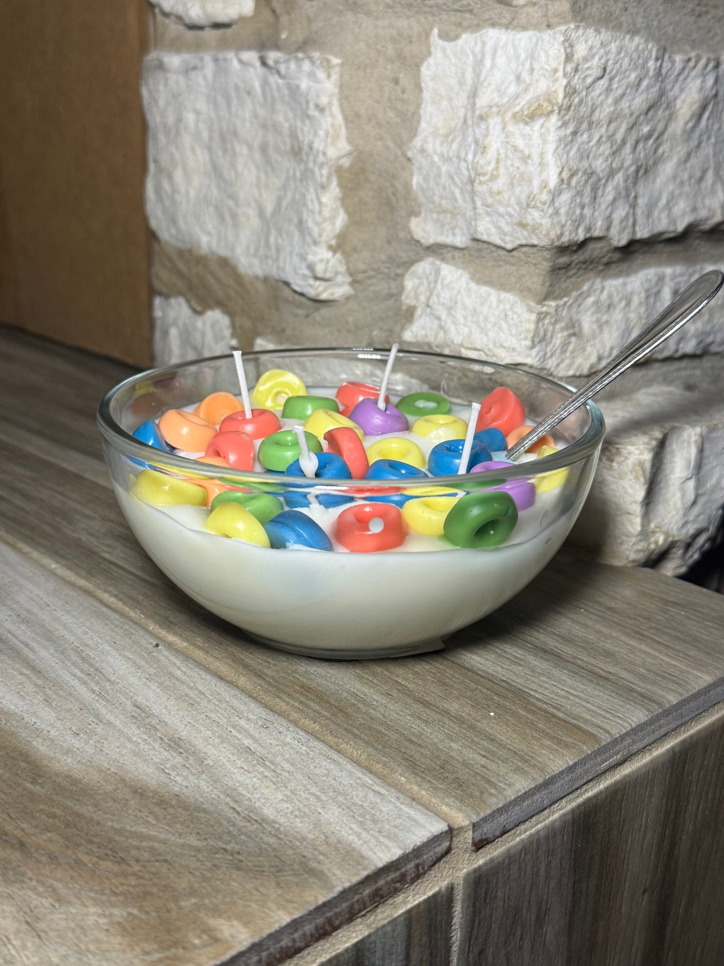 Bowl of Cereal candle