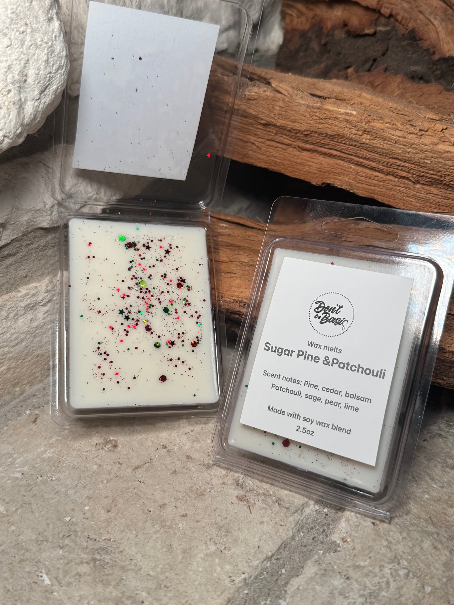 Sugar pine & patchouli wax melt