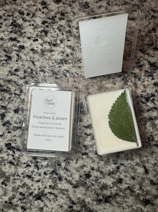 Peaches & pears wax melts