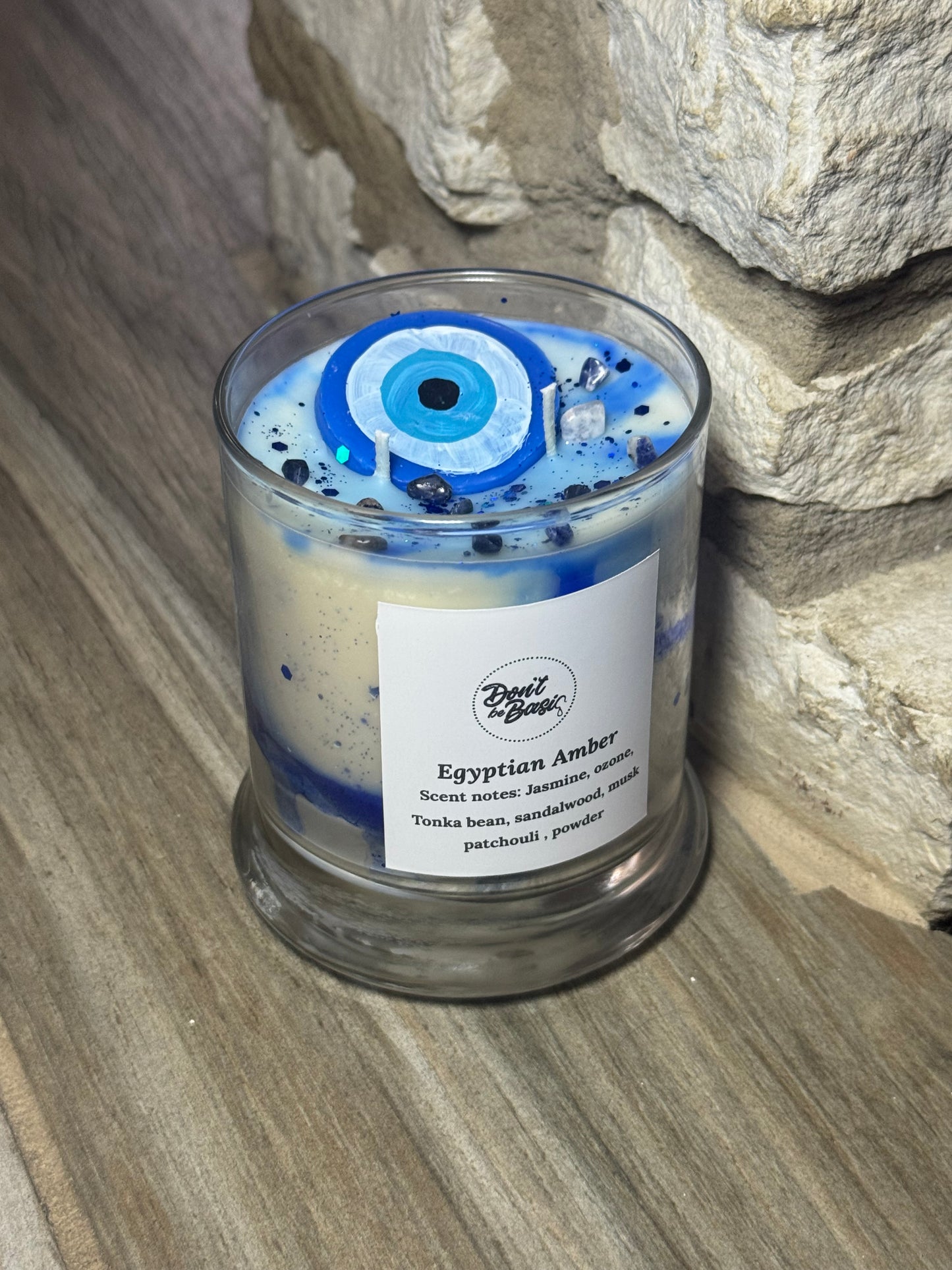 Evil eye candle