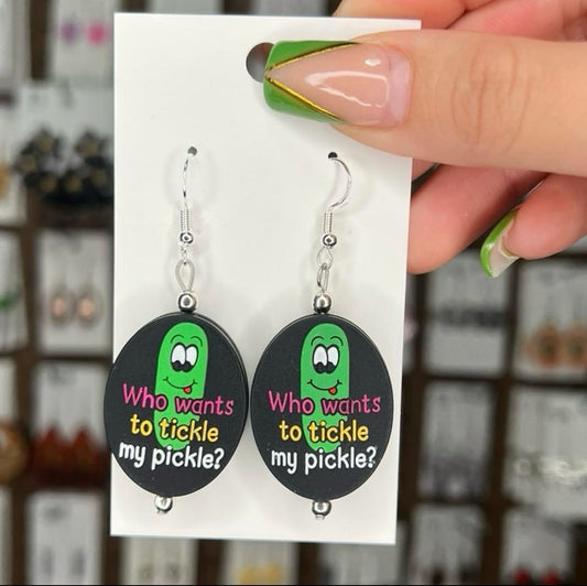 Pickle earrings