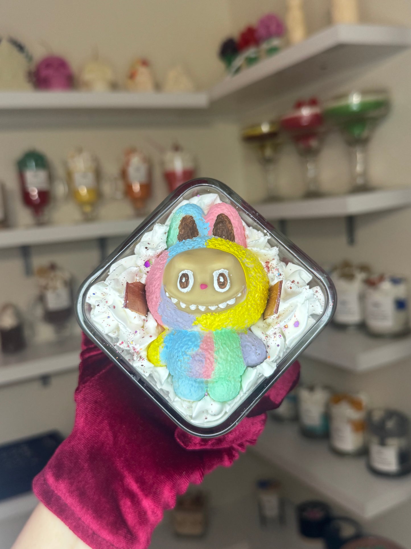 Labubu candle