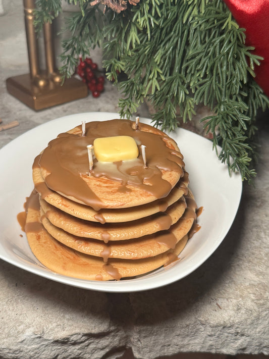 Pancake candle