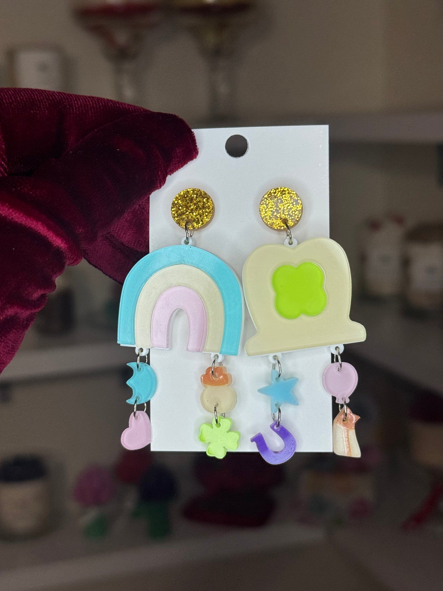 Lucky charm earrings