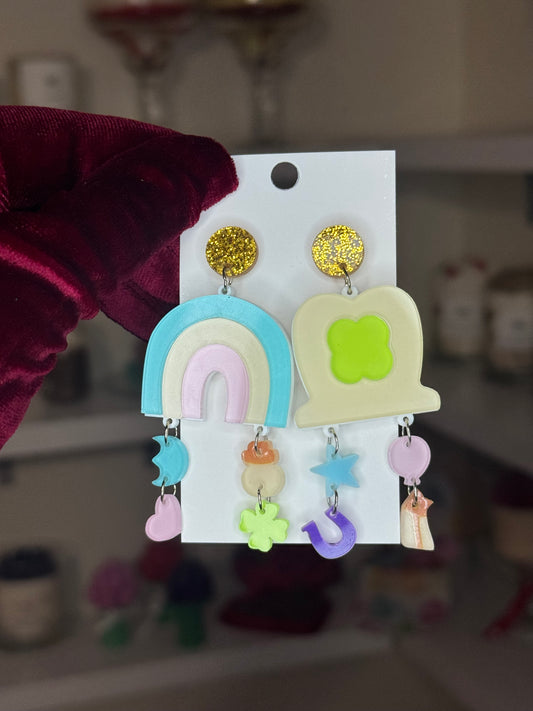 Lucky charm earrings