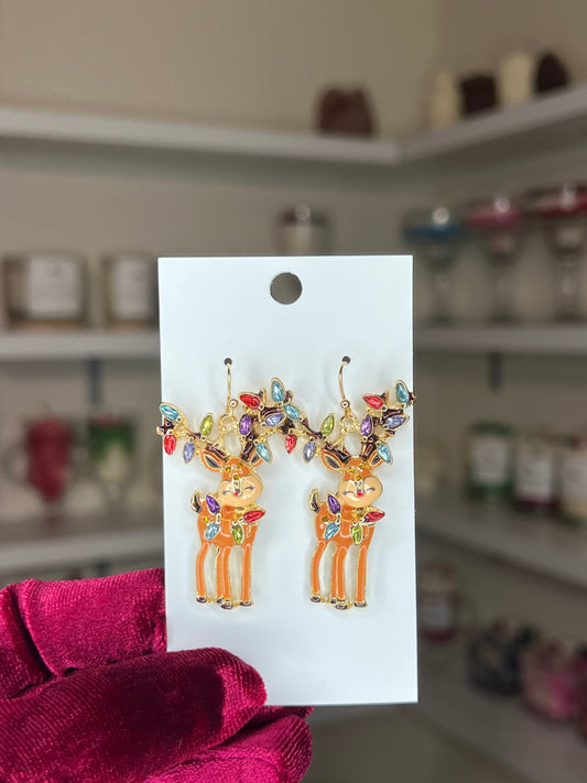 Reindeer earrings