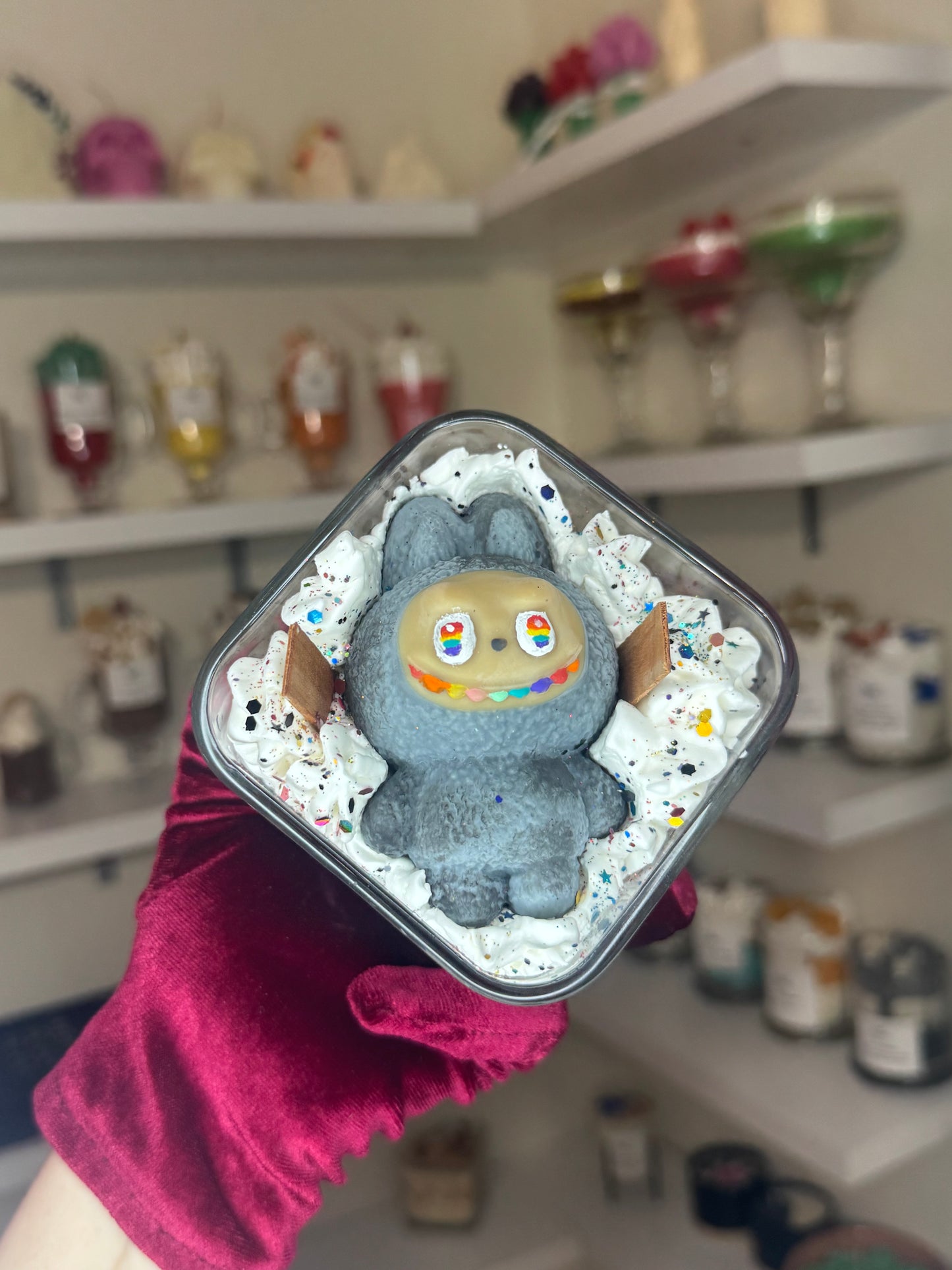 Labubu candle