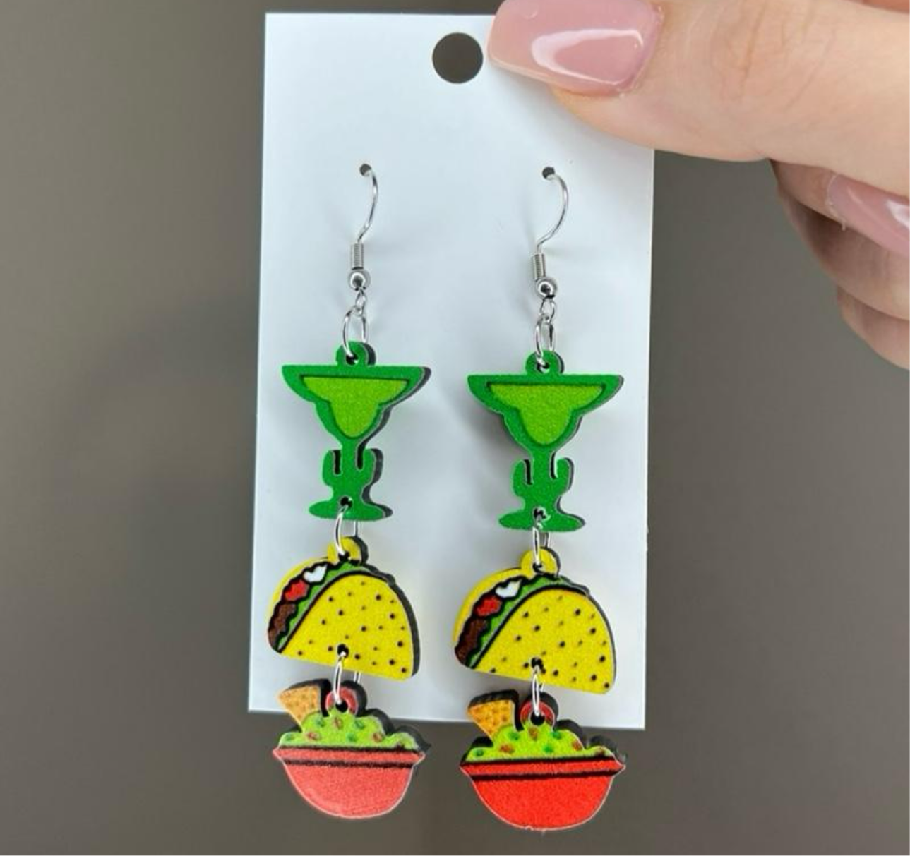 Taco earrings