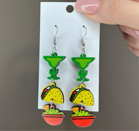 Taco earrings
