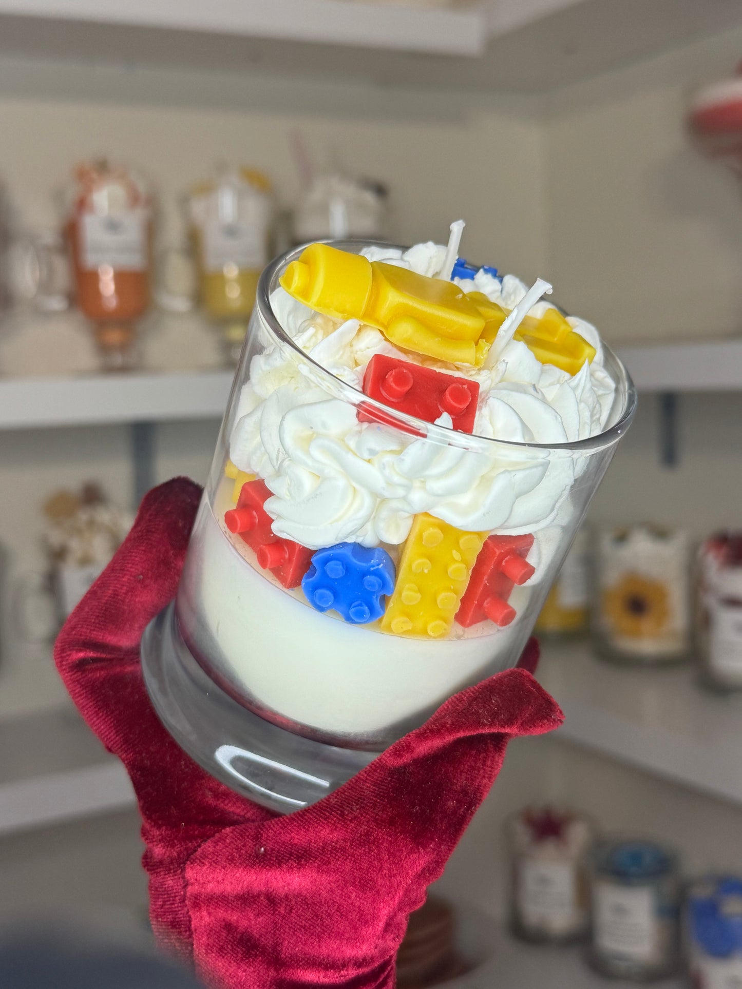 Lego candle