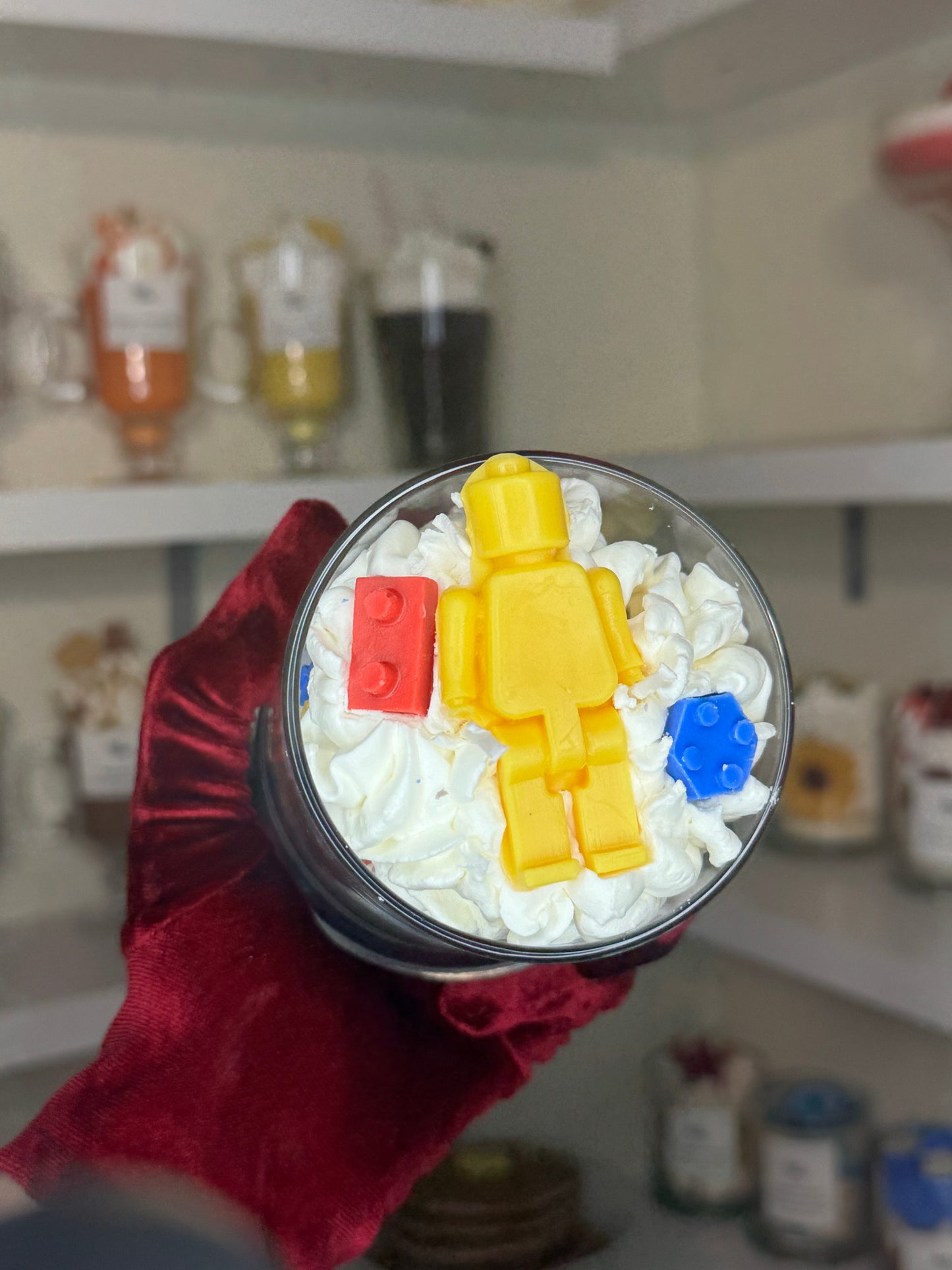 Lego candle