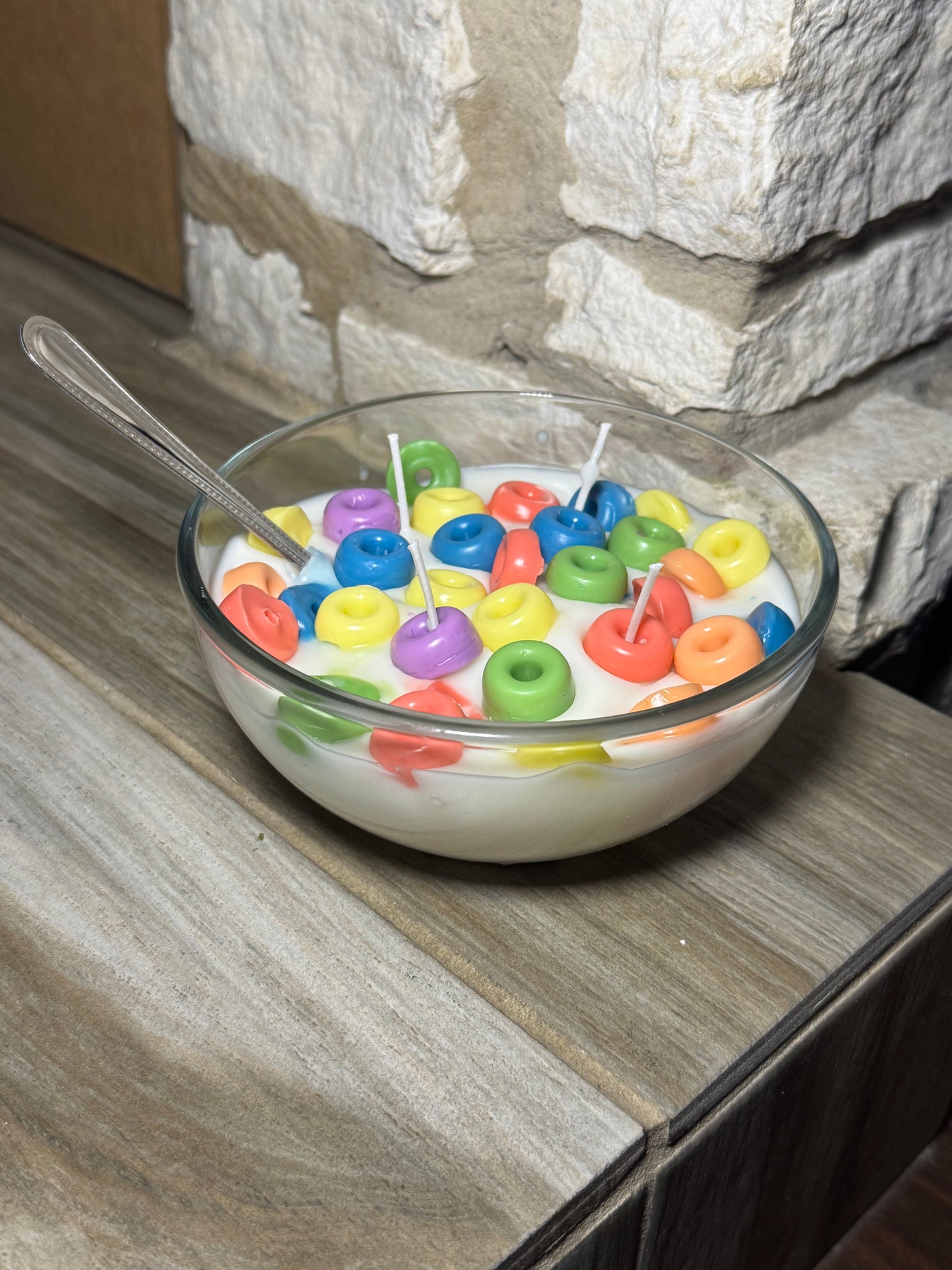 Bowl of Cereal candle