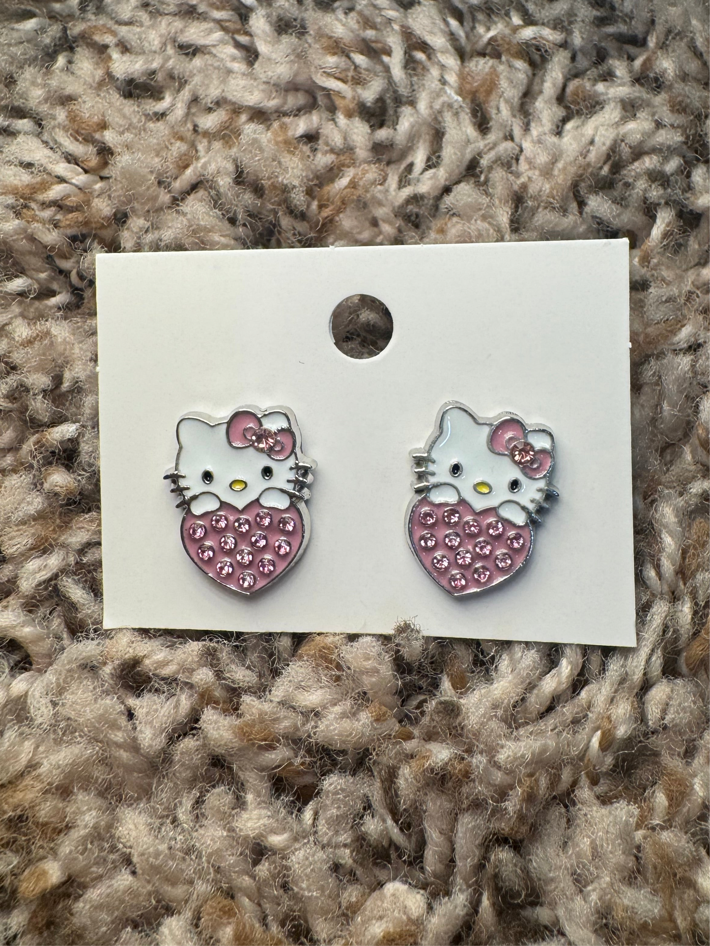Hk stud earrings