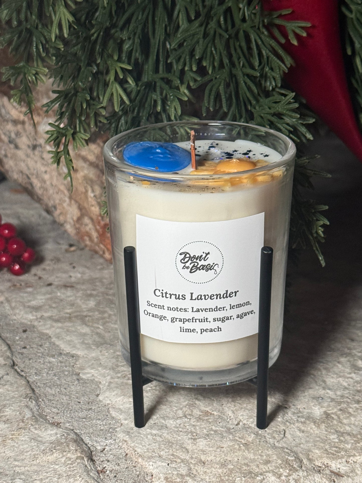 Sun and moon candle