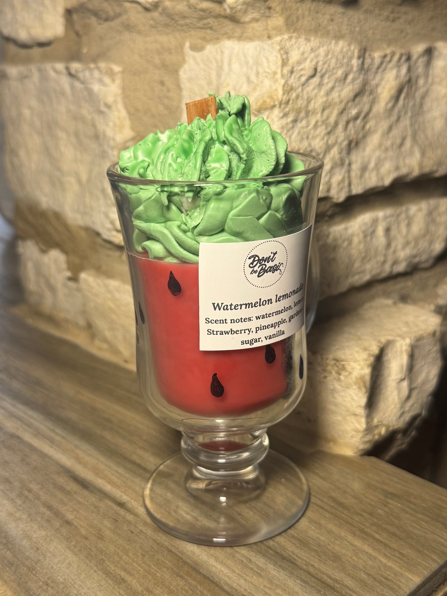 Watermelon lemonade candle