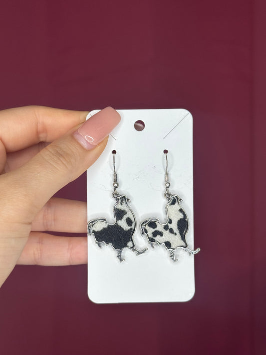 Chicken earrings