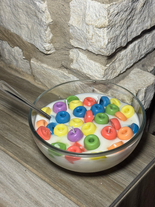 Bowl of Cereal candle