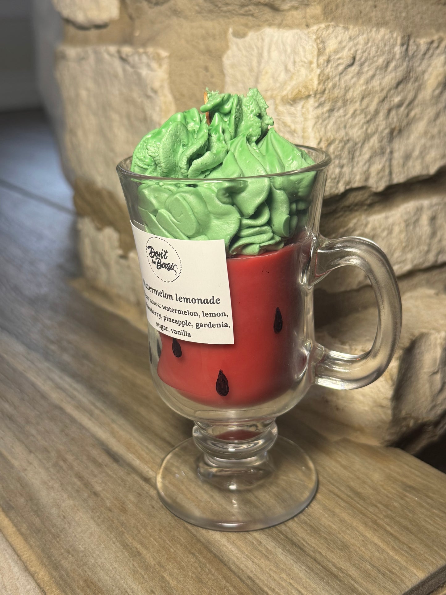 Watermelon lemonade candle