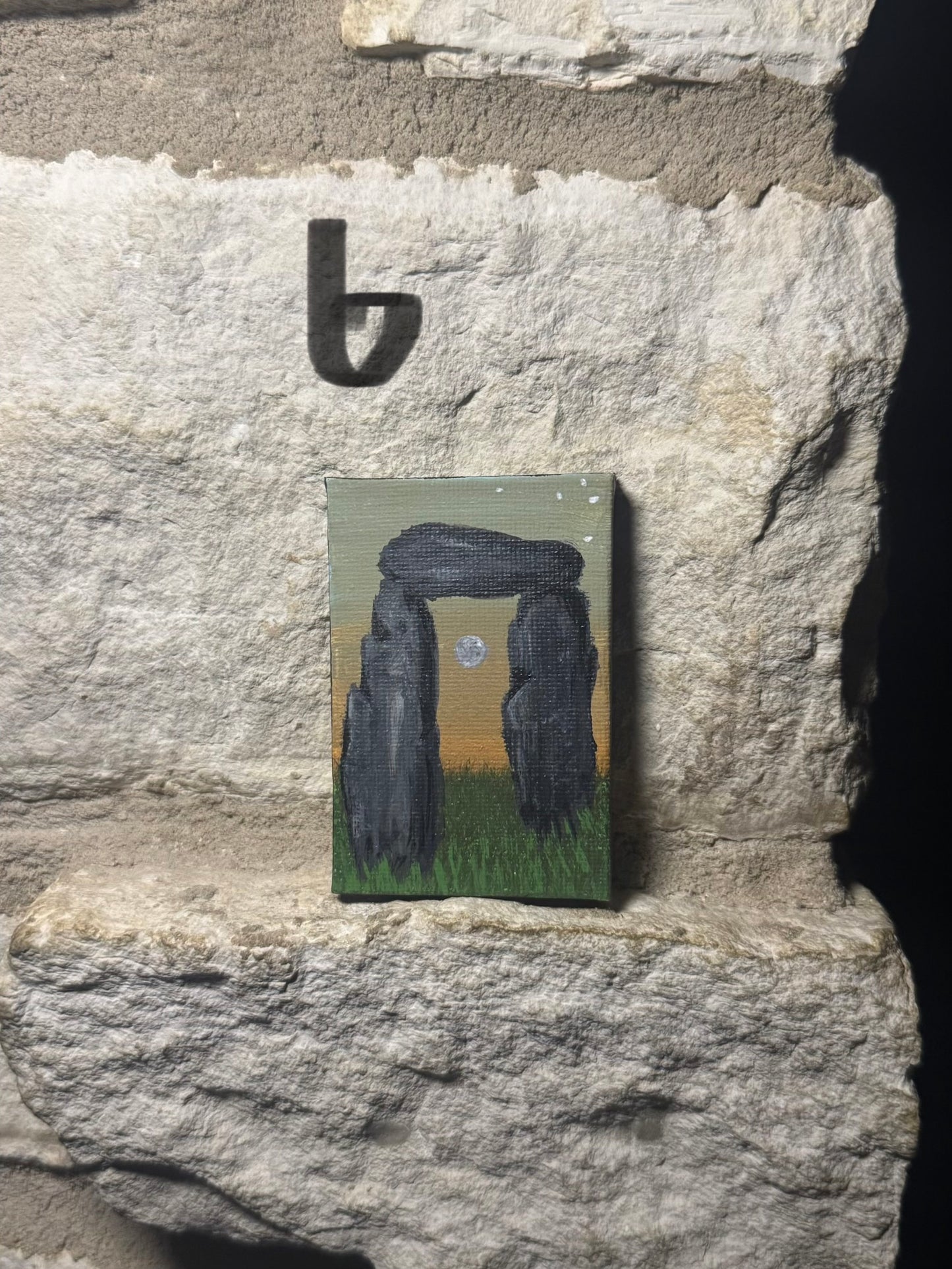 Mini landscape painting magnets