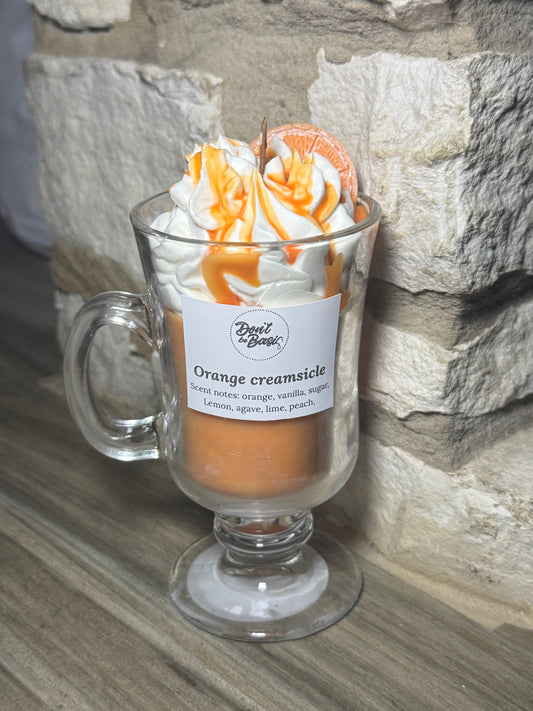 Orange creamsicle candle