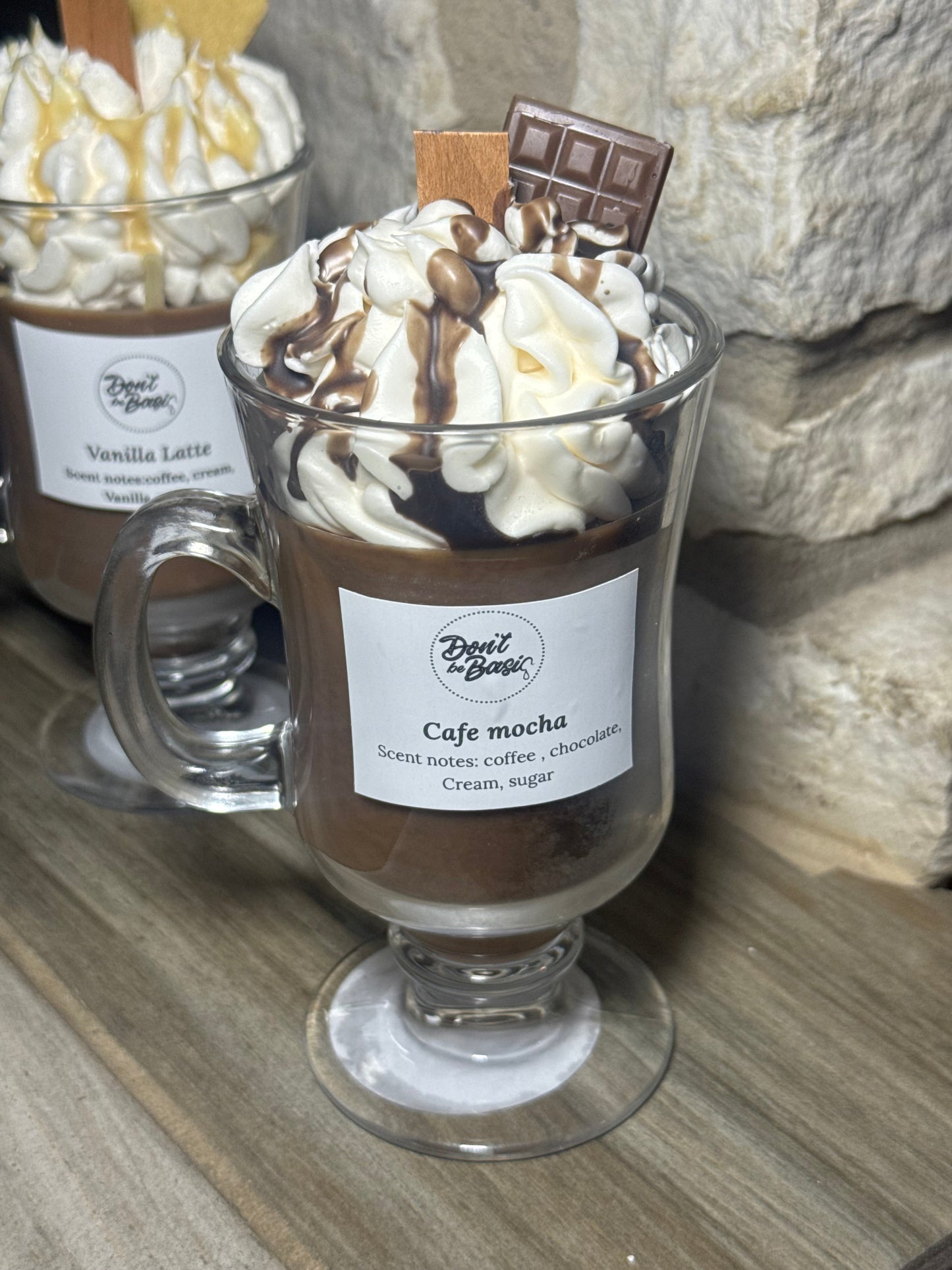 Coffee drink candle
