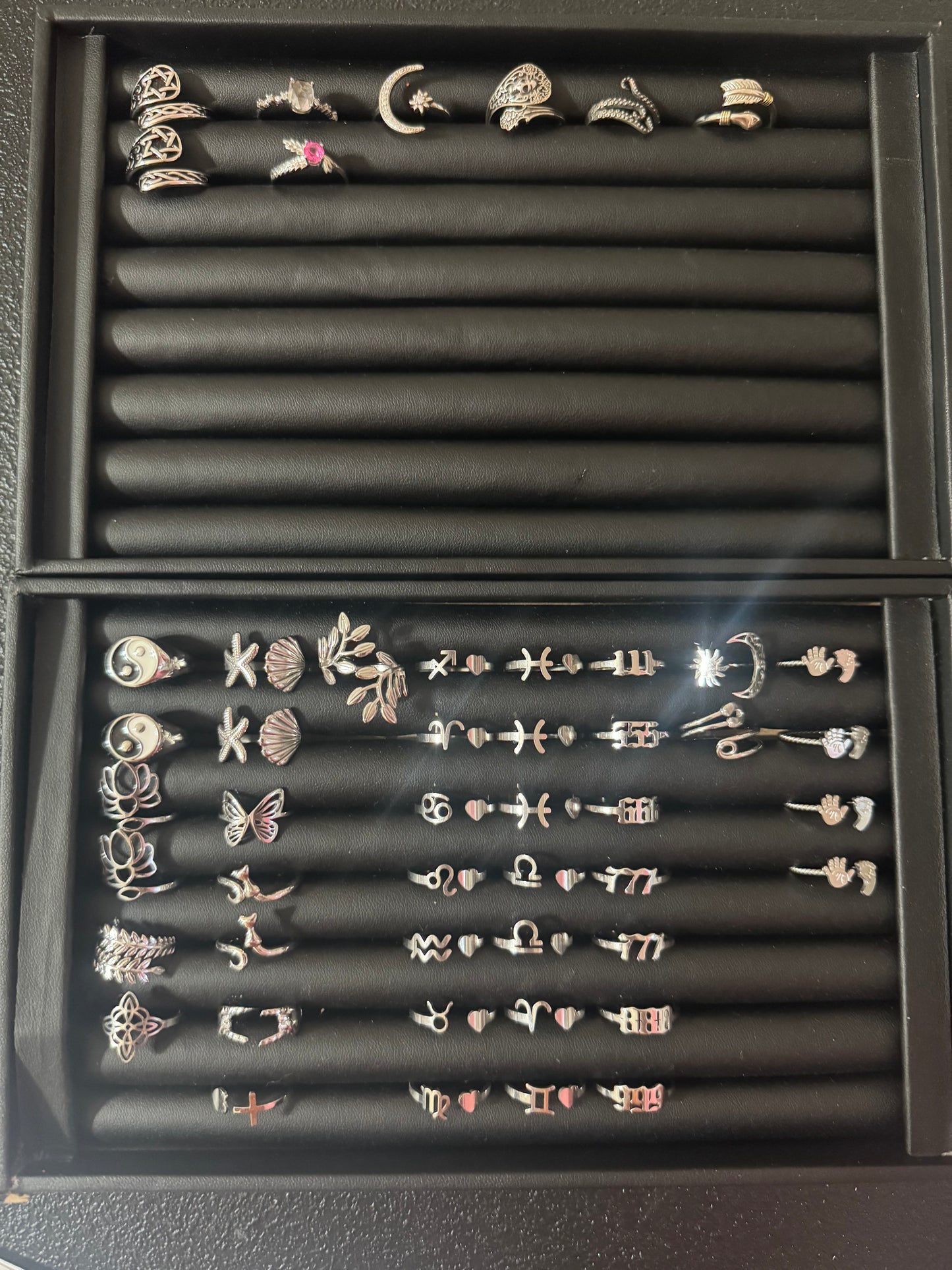Pick on live rings