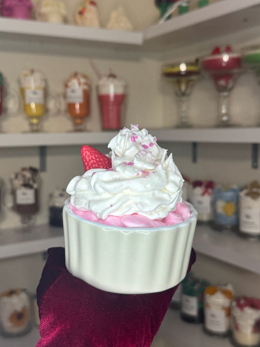 Big cupcake candle