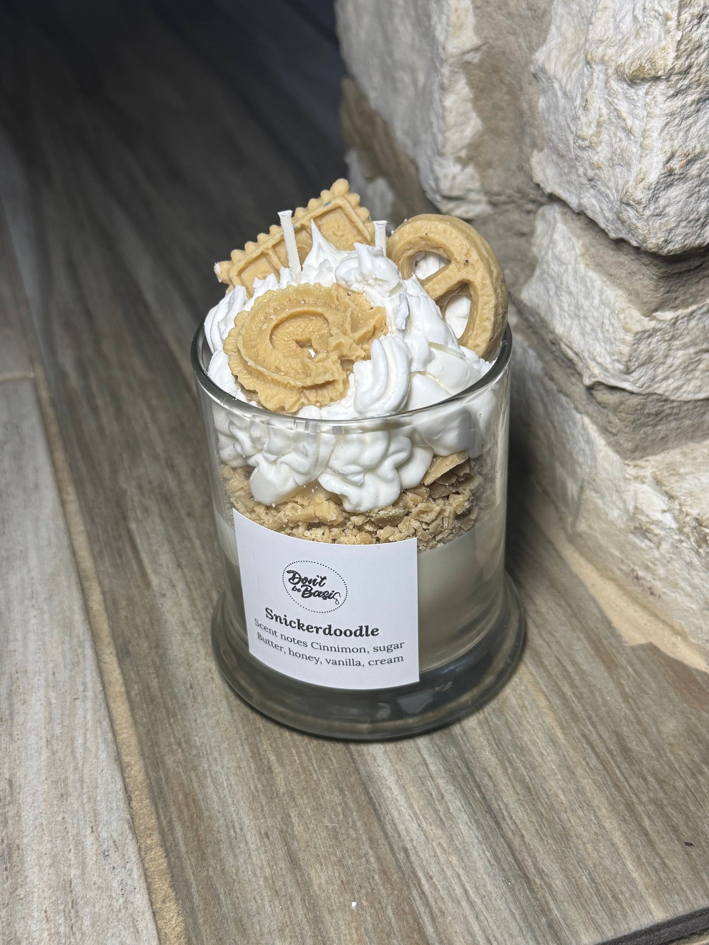 Snickerdoodle cookie candle