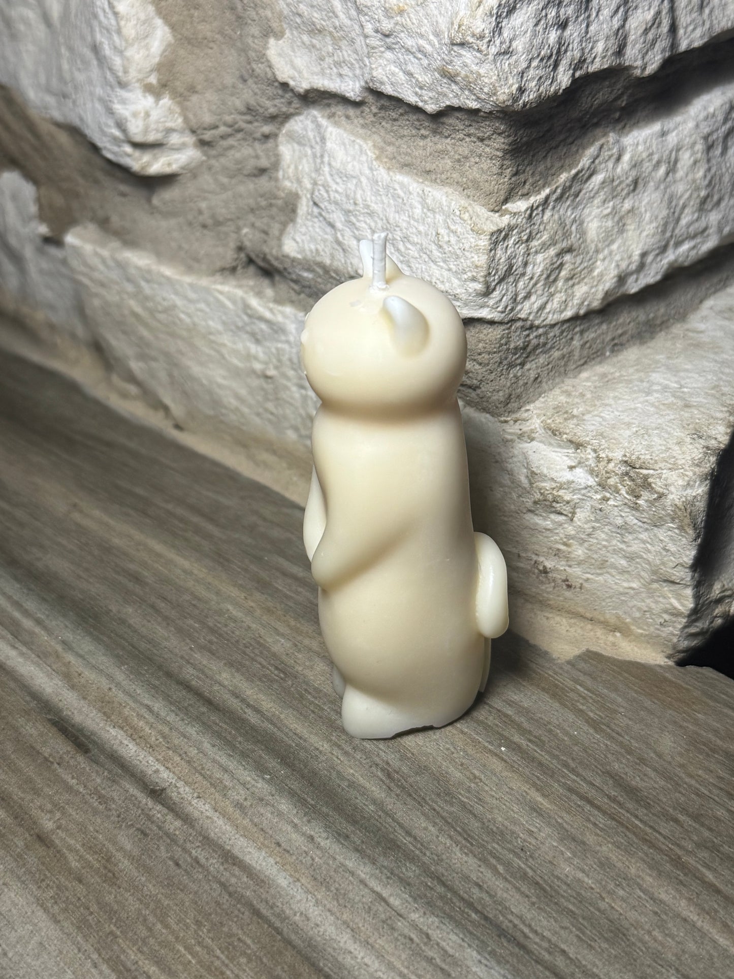 Mini cat pillar candle