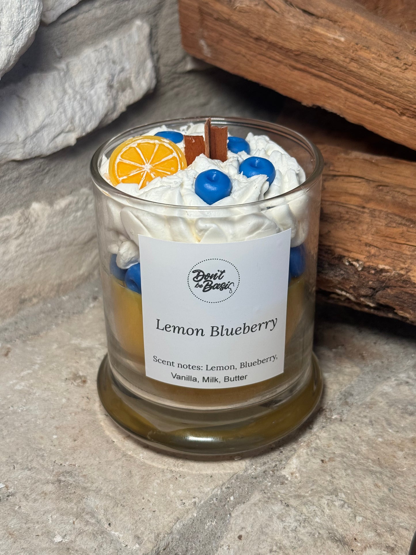 Lemon blueberry candle