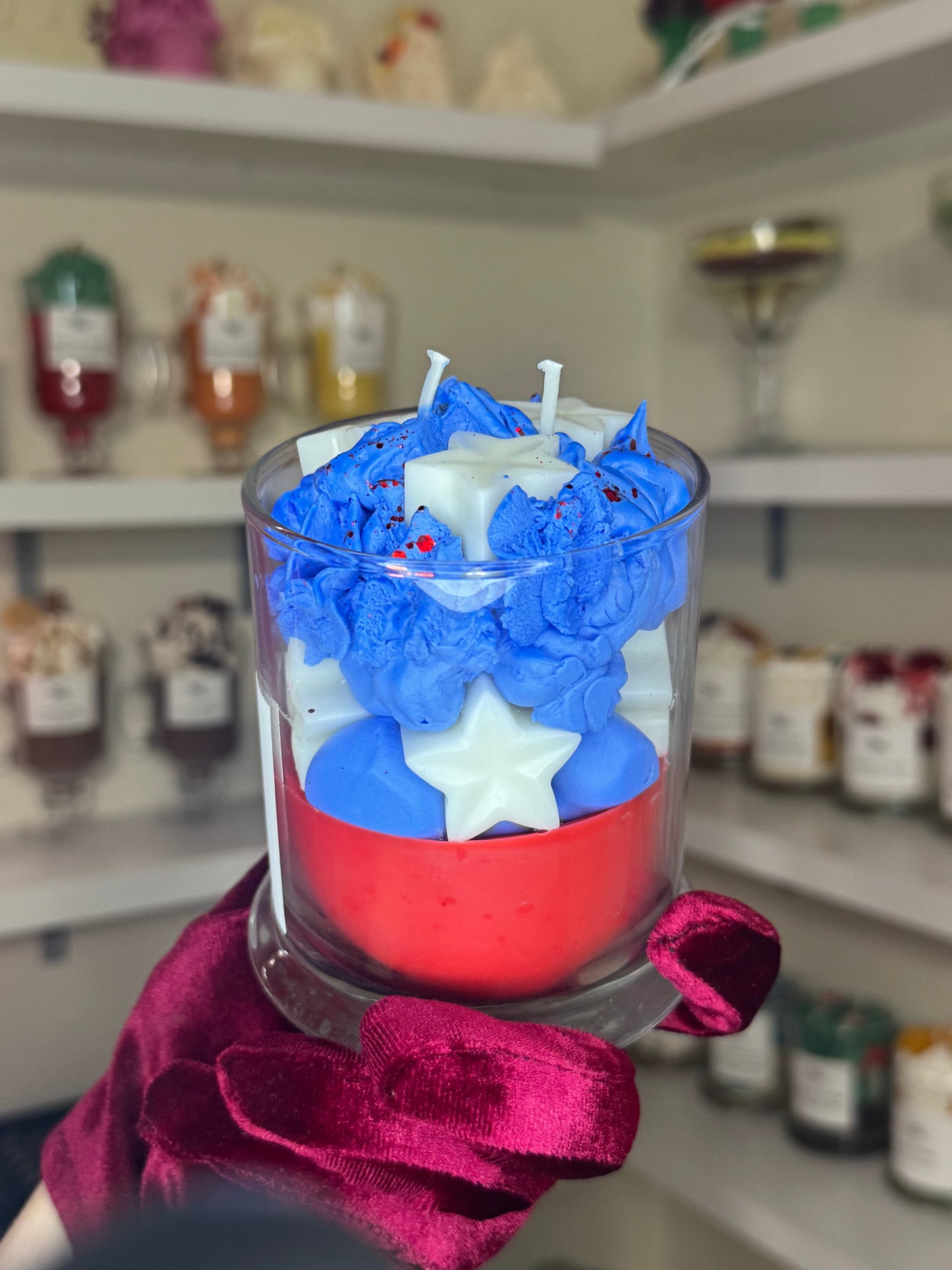 4th of July candle