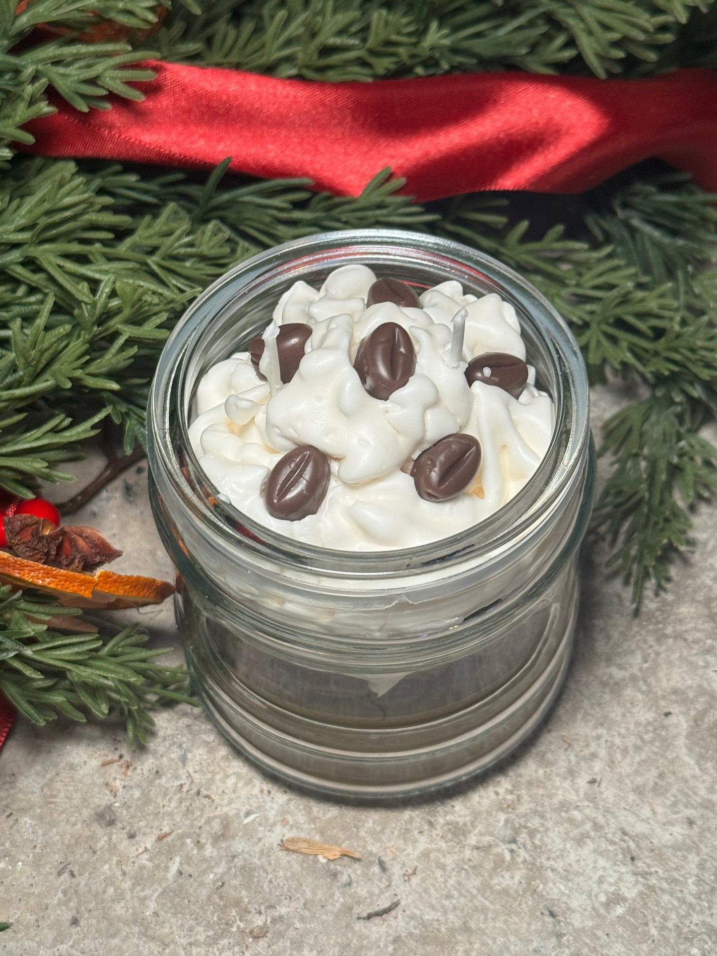 Fresh coffee candle