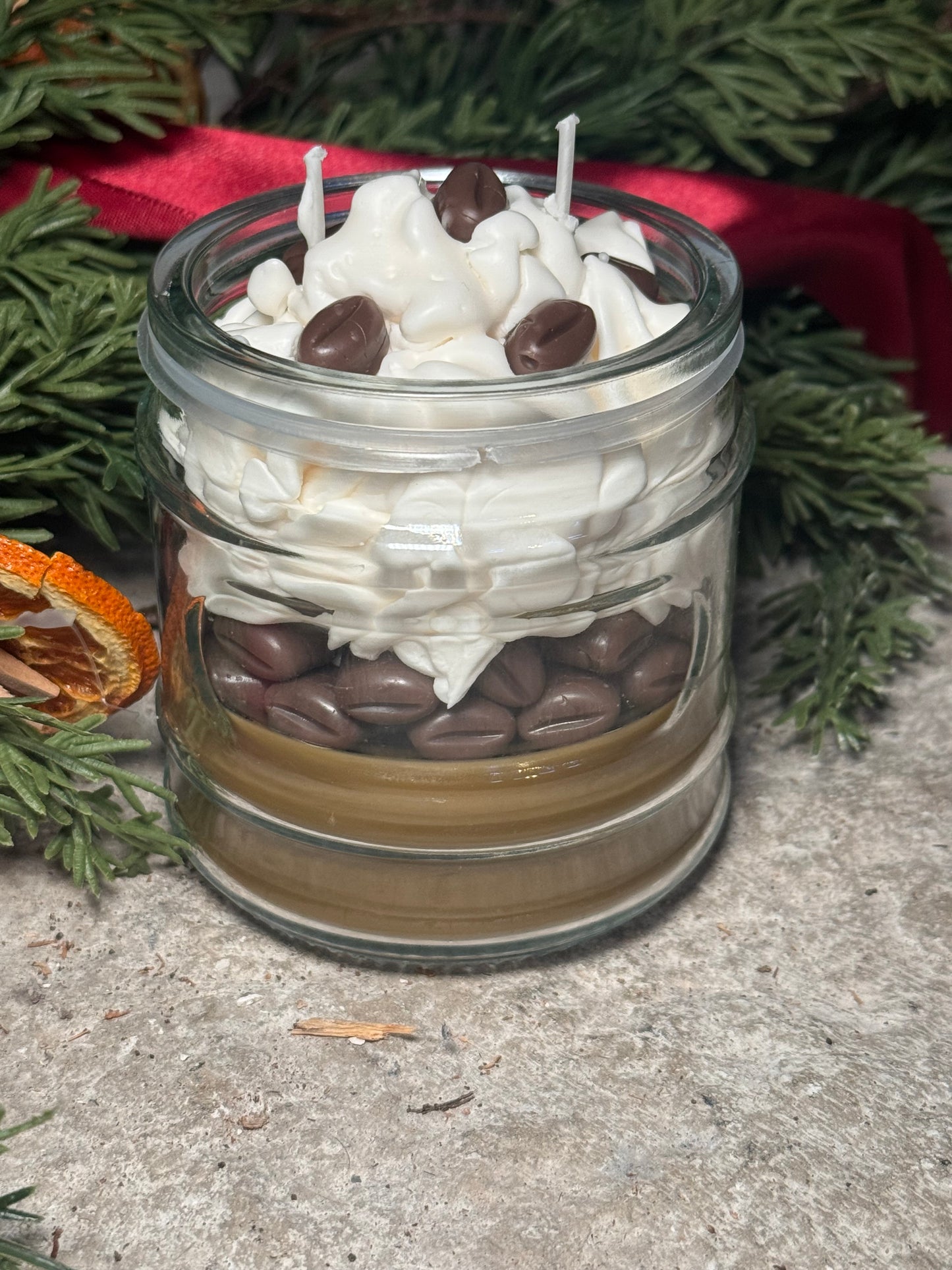 Fresh coffee candle