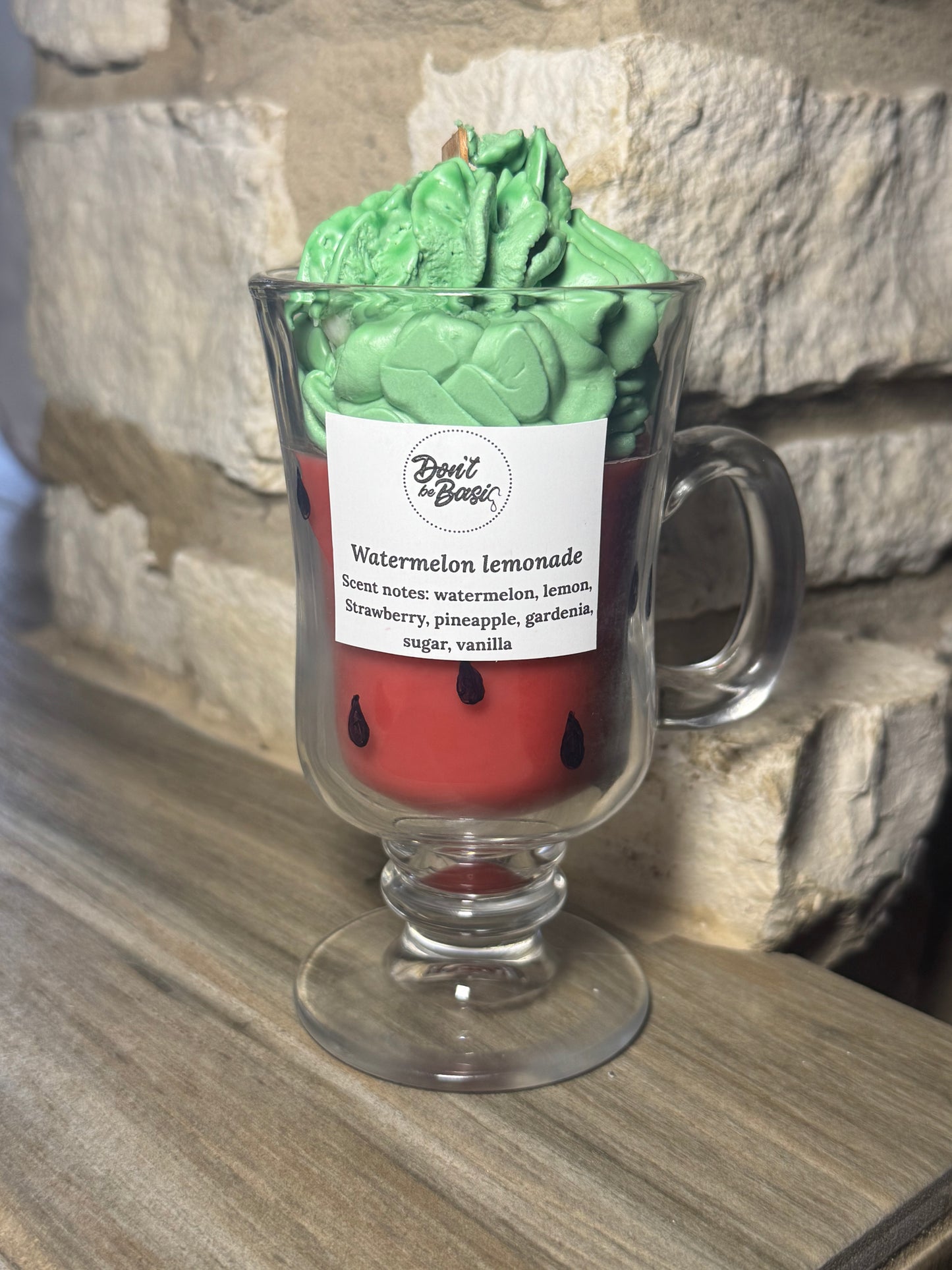 Watermelon lemonade candle